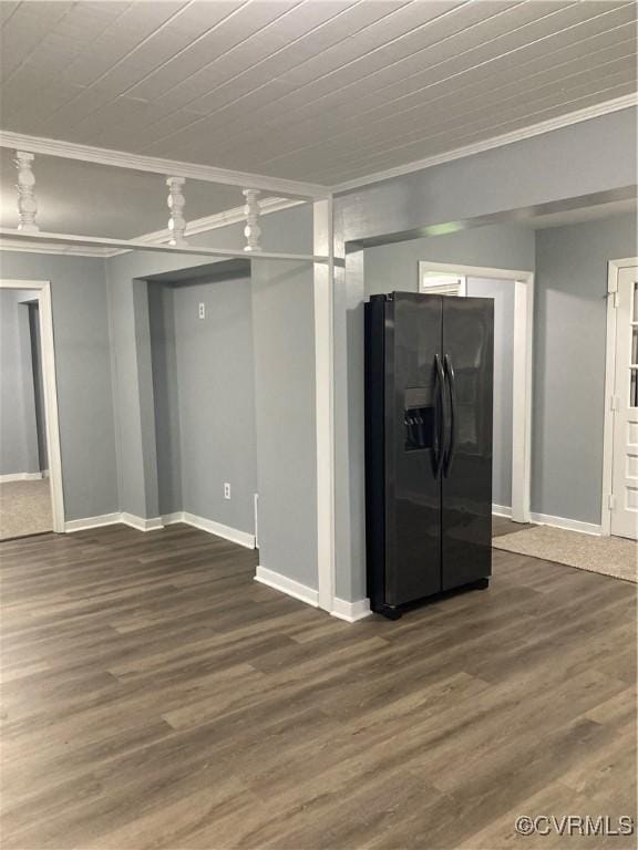 2517 Myron Ave, Chesterfield, VA 23237 - spare room featuring ornamental molding, baseboards, and wood finished floors