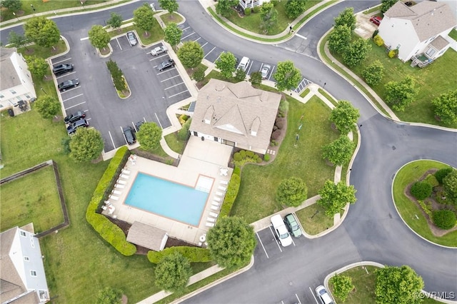 3316 New Heritage Loop, Henrico, VA 23231 - aerial overview of property's location featuring a pool