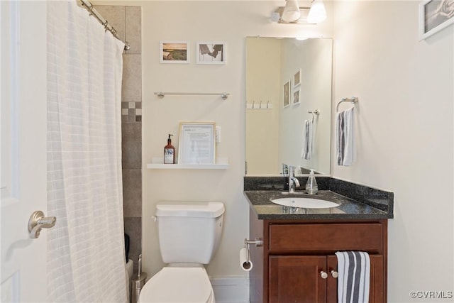 9 E Clay St Unit U2, Richmond, VA 23219 - full bathroom featuring toilet, vanity, and curtained shower