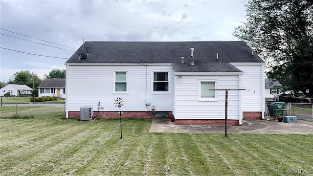 2708 Elgin Rd, Henrico, VA 23223 - back of property with cooling unit and a shingled roof