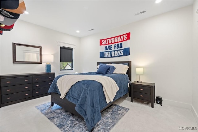 3940 Mill Station Dr, Powhatan, VA 23139 - bedroom featuring light colored carpet, recessed lighting, and baseboards