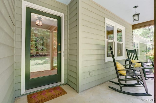 1825 Rock Point Dr, Powhatan, VA 23139 - view of exterior entry with covered porch