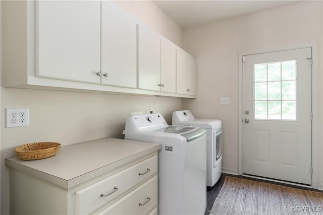 8401 Bethia Rd, Chesterfield, VA 23832 - laundry area featuring cabinet space and washing machine and dryer
