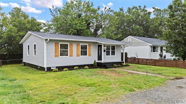 5314 Marian St, Richmond, VA 23226 - view of front of home featuring crawl space and roof with shingles