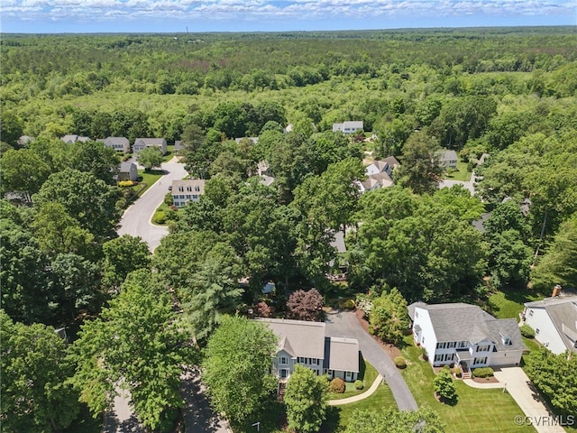 3700 Milbranch Pl, Henrico, VA 23233 - aerial view of property's location featuring a forest
