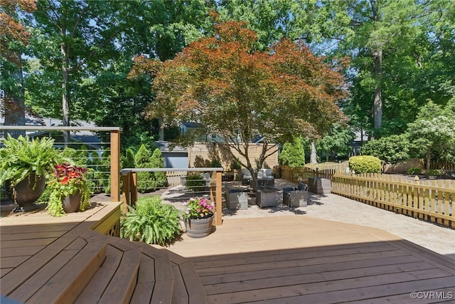 3700 Milbranch Pl, Henrico, VA 23233 - view of wooden deck