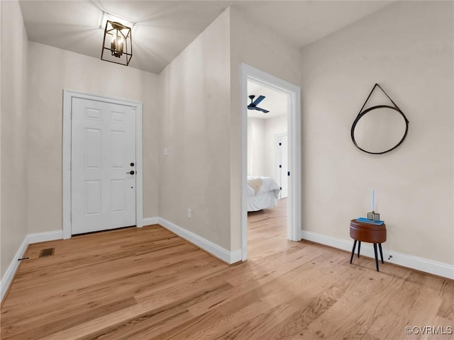 30307 Victoria Way, Petersburg, VA 23805 - foyer entrance featuring light wood-type flooring and baseboards