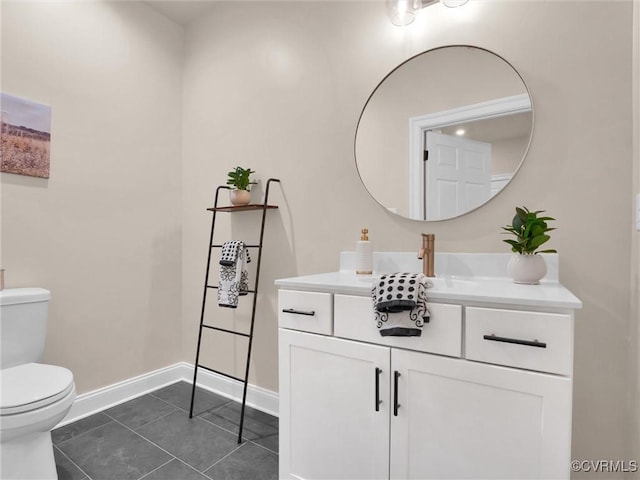 30307 Victoria Way, Petersburg, VA 23805 - bathroom featuring toilet, vanity, tile patterned flooring, and baseboards