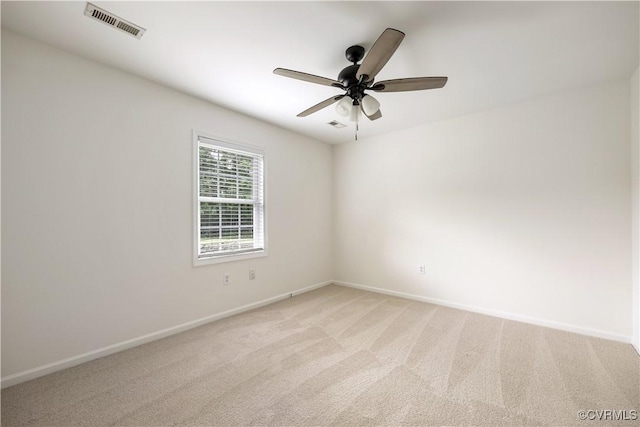5 Walters Way, Bumpass, VA 23024 - unfurnished room with baseboards, light colored carpet, and ceiling fan