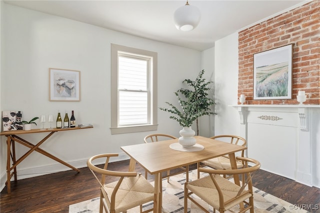1500 N 23rd St, Richmond, VA 23223 - dining room with wood finished floors and baseboards