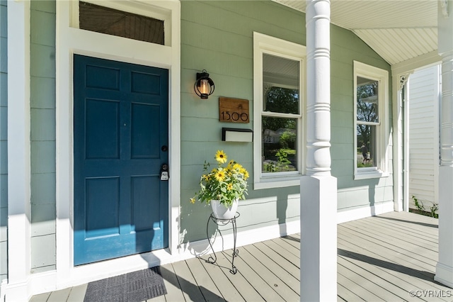 1500 N 23rd St, Richmond, VA 23223 - view of exterior entry with a porch