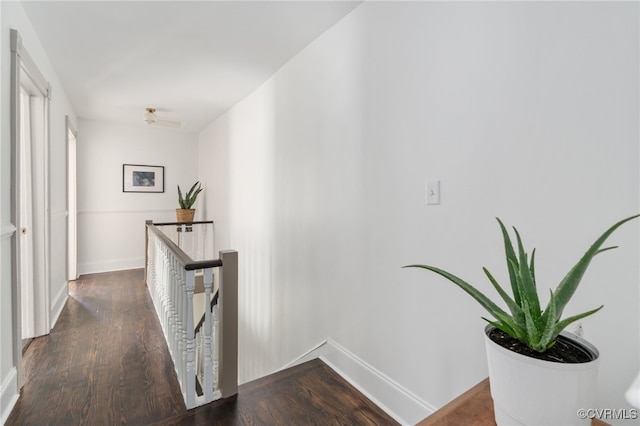 1500 N 23rd St, Richmond, VA 23223 - hallway with an upstairs landing and wood finished floors