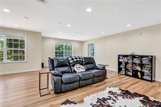 8118 Mimosa Hill Ln, Mechanicsville, VA 23116 - living room with light wood-type flooring and recessed lighting