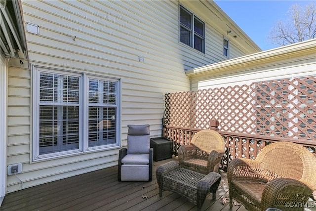 10003 Four Iron Ct, Fredericksburg, VA 22408 - view of deck