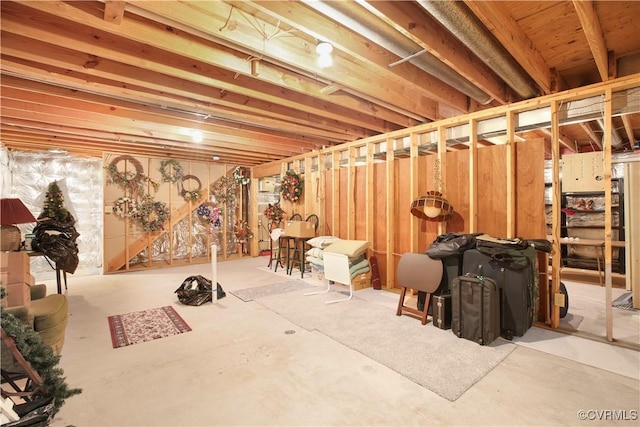 10003 Four Iron Ct, Fredericksburg, VA 22408 - view of unfinished below grade area