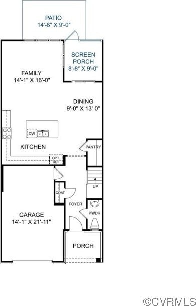 18709 Palisades Cove Trl, Moseley, VA 23120 - room layout