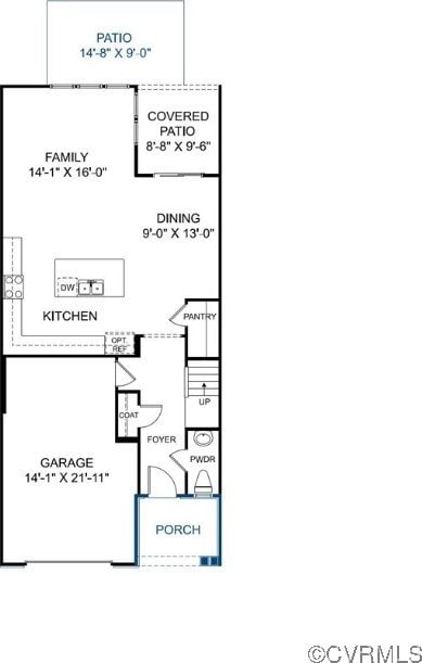 18713 Palisades Cove Trl, Moseley, VA 23120 - floor plan / room layout