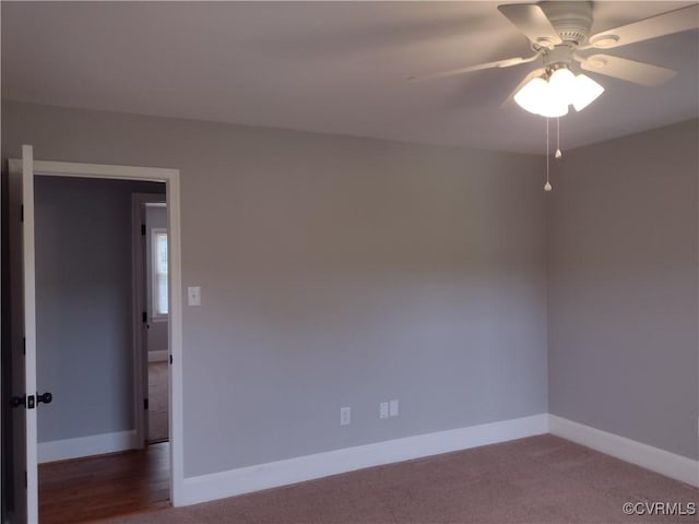 3249 N Maidens Rd, Maidens, VA 23139 - empty room featuring ceiling fan and baseboards