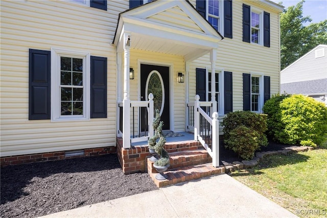13119 Glenmeadow Ct, Midlothian, VA 23114 - entrance to property with crawl space