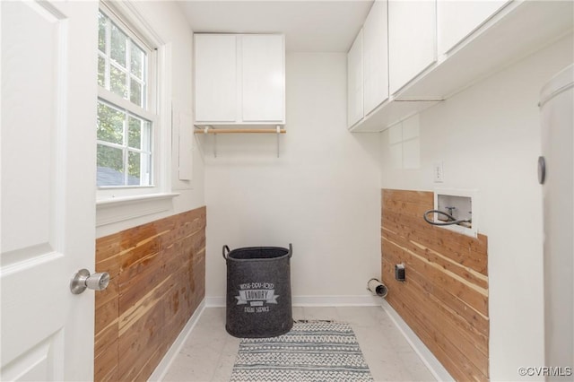 13119 Glenmeadow Ct, Midlothian, VA 23114 - laundry room featuring cabinet space, hookup for a washing machine, and baseboards