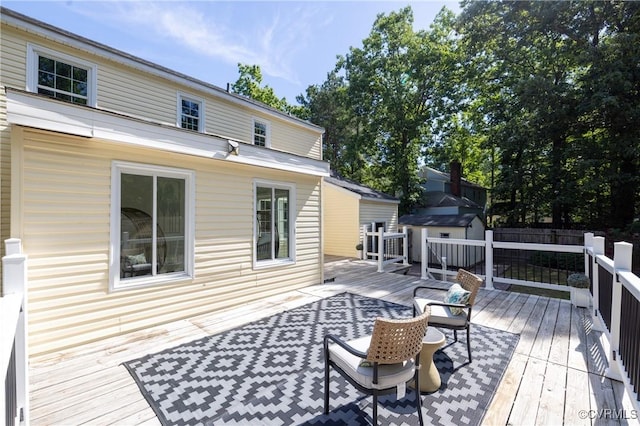 13119 Glenmeadow Ct, Midlothian, VA 23114 - wooden terrace featuring a fenced backyard