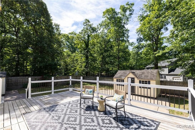 13119 Glenmeadow Ct, Midlothian, VA 23114 - wooden terrace featuring a fenced backyard and view of wooded area