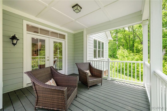 3904 Ambergrove Ave, Chesterfield, VA 23236 - wooden terrace featuring french doors