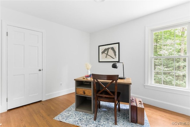 4204 Poplar Grove Ter, Chesterfield, VA 23112 - home office featuring healthy amount of natural light and wood finished floors