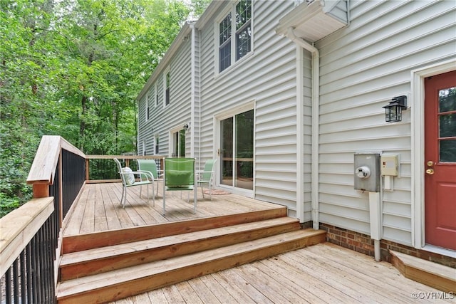 4204 Poplar Grove Ter, Chesterfield, VA 23112 - view of wooden deck
