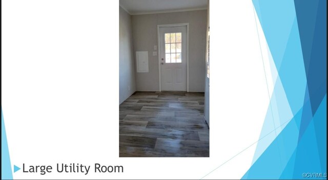 LOT1 Deer Run, Callao, VA 22435 - doorway with wood finished floors