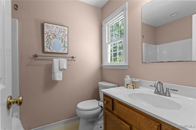 6730 Bryanbell Dr, North Chesterfield, VA 23234 - bathroom featuring toilet and vanity