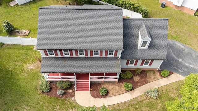 6730 Bryanbell Dr, North Chesterfield, VA 23234 - view from above of property