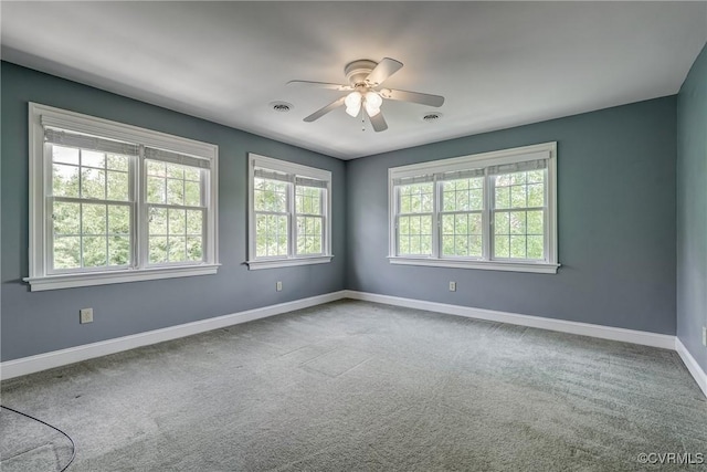 3330 Handley Rd, Midlothian, VA 23113 - carpeted empty room featuring baseboards and a ceiling fan