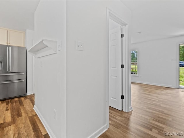 11660 Oakrise Pl, New Kent, VA 23124 - hall with light wood-style flooring and baseboards