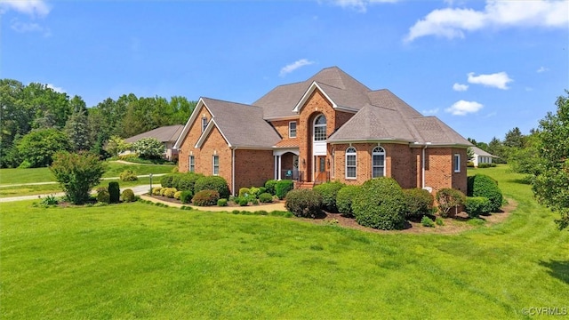 270 Petersburg Rd, Powhatan, VA 23139 - view of front of property featuring brick siding and a front yard