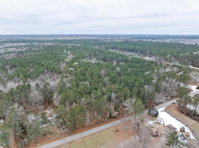 TBD Gatewood Rd, Dewitt, VA 23840 - aerial overview of property's location featuring a heavily wooded area