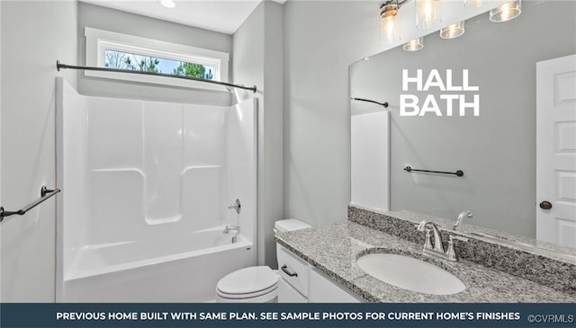 TBD Gatewood Rd, Dewitt, VA 23840 - full bath with vanity, toilet, and shower / bathtub combination