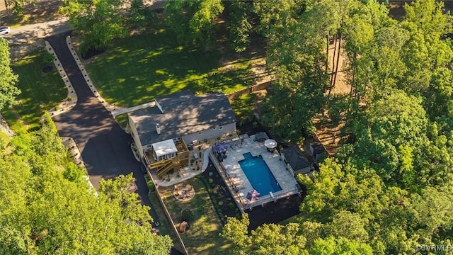 905 Manakin Rd, Midlothian, VA 23113 - bird's eye view of a pool