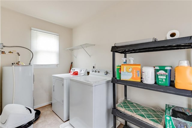 3307 Carlisle Ave, Hopewell, VA 23860 - washroom featuring washer and clothes dryer and water heater