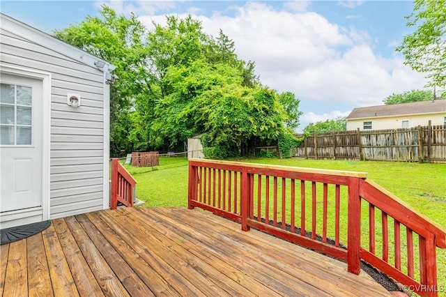 3307 Carlisle Ave, Hopewell, VA 23860 - view of wooden deck