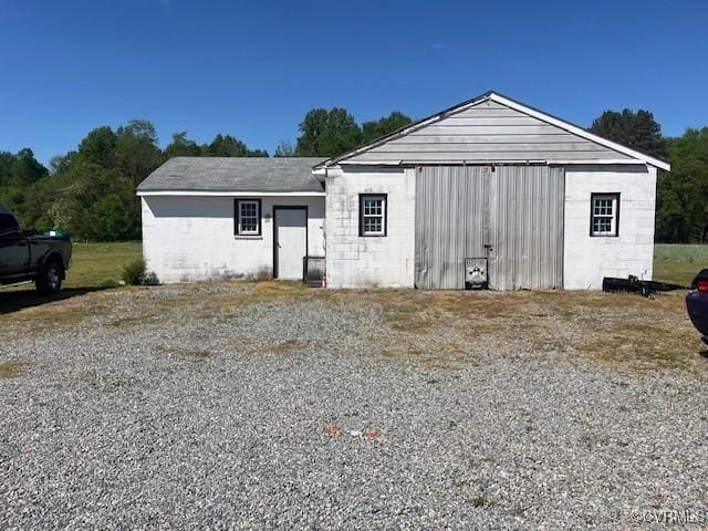 272 Deer Run Trl, Saint Stephens Church, VA 23148 - view of front facade featuring concrete block siding