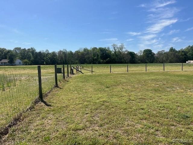 272 Deer Run Trl, Saint Stephens Church, VA 23148 - view of yard with a view of countryside