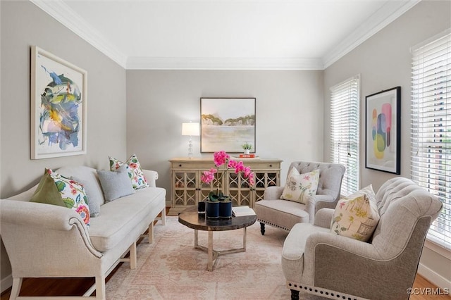 13212 Railey Hill Dr, Midlothian, VA 23114 - living area with crown molding and wood finished floors