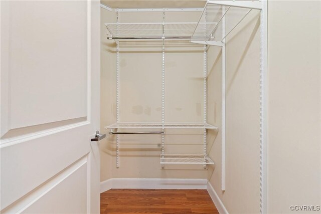 251 Rocketts Way Unit 210, Henrico, VA 23231 - walk in closet featuring wood finished floors