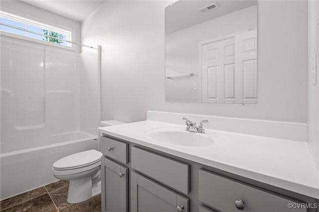15631 Corte Castle Ter, Chesterfield, VA 23838 - bathroom with vanity, toilet, and shower / bath combination