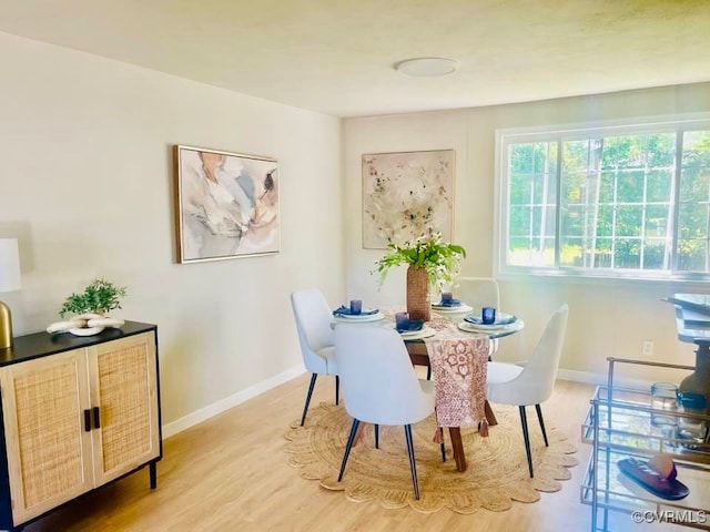 7534 Hollyleaf Ct, Chesterfield, VA 23234 - dining space featuring baseboards and light wood-type flooring