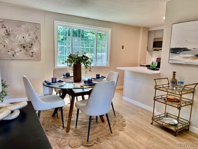 7534 Hollyleaf Ct, Chesterfield, VA 23234 - dining space featuring light wood finished floors and baseboards