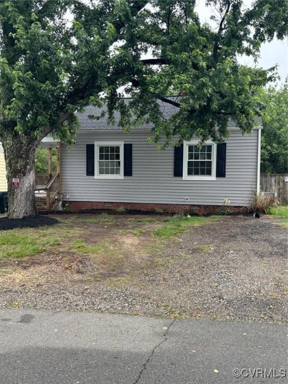 113 N Fern Ave, Highland Springs, VA 23075 - view of front of house with crawl space