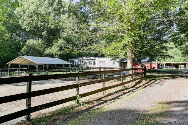9361 Sheldon Ln, Gloucester, VA 23061 - exterior space with a horse riding arena