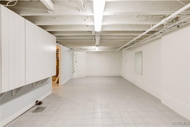 4318 Stuart Ave, Richmond, VA 23221 - basement featuring light floors, electric panel, and baseboards